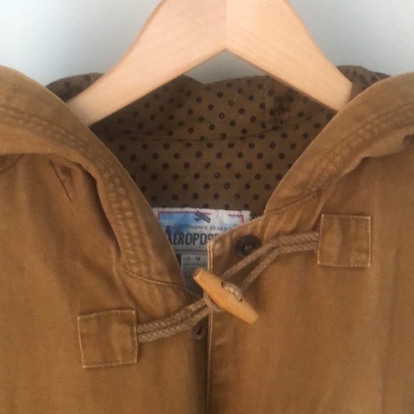 Aeropostale Brown Women’s Size Medium Jacket 🧥 100% Percent Cotton - Picture 10 of 10